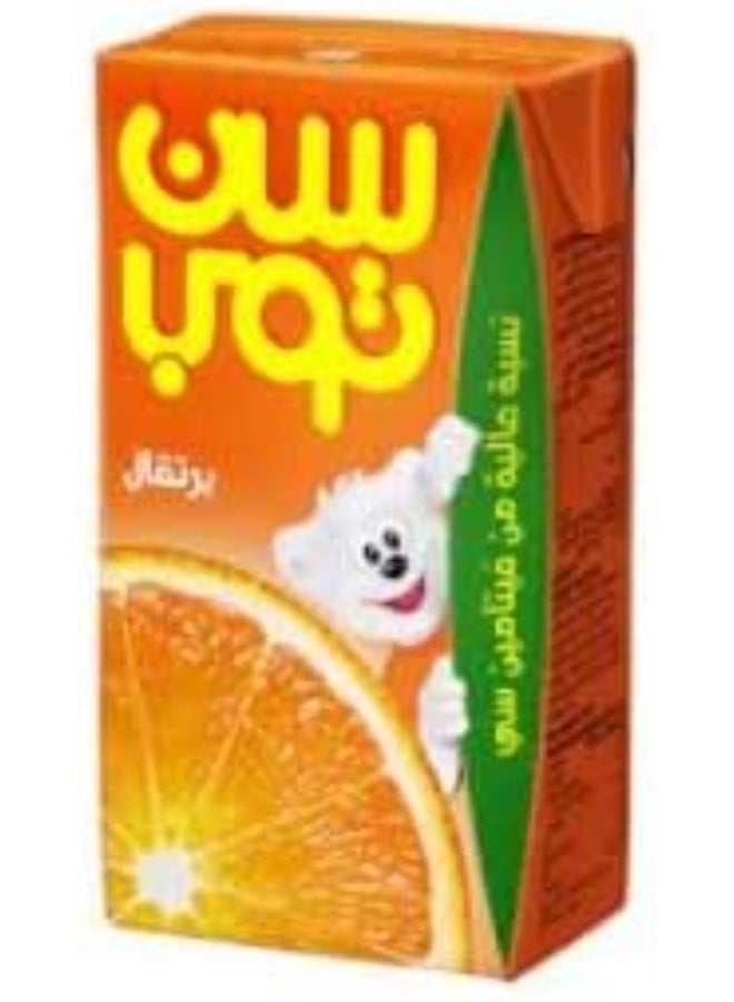 Sun Top Orange Fruit Drink, High in Vitamin C, Refreshing, Pack of 6 Cartons - Image 2